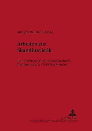 Seller image for Arbeiten zur Skandinavistik for sale by moluna