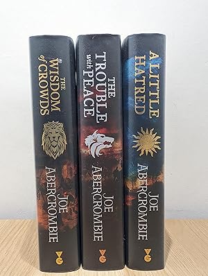 Bild des Verkufers fr The Age of Madness Series 1-3: A Little Hatred; The Trouble with Peace; The Wisdom of Crowds (Signed First Edition Set) zum Verkauf von Fialta Books