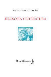 Seller image for FILOSOFA Y LITERATURA for sale by Antrtica