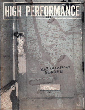 Imagen del vendedor de High Performance, Issue 5, Vol. 2, No. 1 (1979) The Performance Art Quarterly a la venta por Specific Object / David Platzker