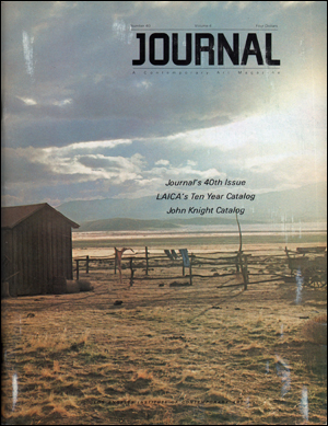 Immagine del venditore per Journal [LAICA Journal], Vol. 4, No. 40 (Fall 1984) Journal's 40th Issue / LAICA's Ten Year Catalog / John Knight Catalog venduto da Specific Object / David Platzker