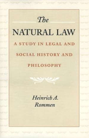 Imagen del vendedor de Natural Law : A Study in Legal and Social History and Philosophy a la venta por GreatBookPricesUK