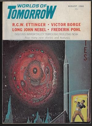 Image du vendeur pour WORLDS OF TOMORROW: August, Aug. 1966 mis en vente par Books from the Crypt