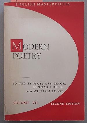 Imagen del vendedor de Modern Poetry (Volume VII) a la venta por Reading Habit