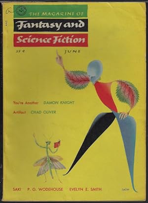 Image du vendeur pour The Magazine of FANTASY AND SCIENCE FICTION (F&SF): June 1955 mis en vente par Books from the Crypt