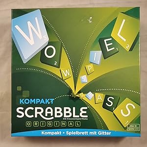 MATTEL CJT13: Scrabble Kompakt - Die Kreuzwortspielmarke [Buchstaben-Legespiel]. Achtung: Nicht g...