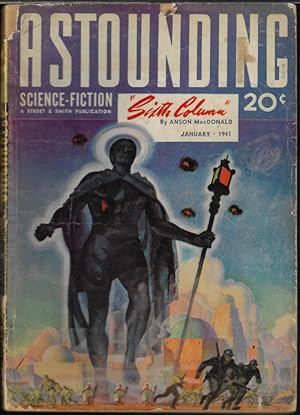 Bild des Verkufers fr ASTOUNDING Science Fiction: January, Jan. 1941 ("Sixth Column" - Vt. "The Day After Tomorrow") zum Verkauf von Books from the Crypt