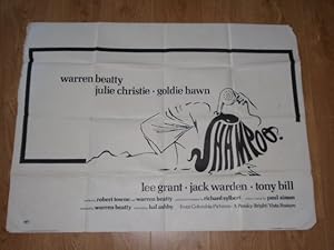 Original Vintage Movie Poster Shampoo Starring Warren Beatty, Julie Christie, Goldie Hawn