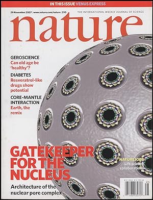 Seller image for Nature: The International Weekly Journal of Science (29 November 2007, No. 450) for sale by Diatrope Books