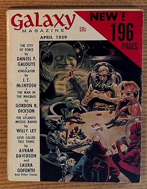 Bild des Verkufers fr Galaxy Science Fiction April 1959 Vol. 17 #4 zum Verkauf von Pistil Books Online, IOBA