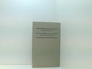 Bild des Verkufers fr Die Zeit schlgt ein neues Buch in der Geschichte auf. Zum franzsischen Revolutionskalender und zu seiner Aufnahme in Deutschland. OPpbd, am Rcken mit Wasserrand. im Anhang mit eienm Faxsimile des neuen Kalenders vom dritten Jahr der frnkischen Republik. - 63 S. (pages) zum franzsischen Revolutionskalender und zu seiner Aufgabe in Deutschland zum Verkauf von Book Broker