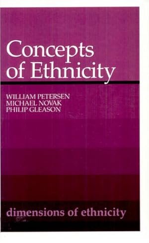Imagen del vendedor de Concepts of Ethnicity a la venta por GreatBookPrices