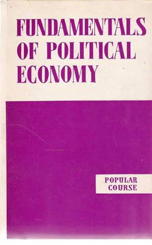 Imagen del vendedor de Fundamentals of Political Economy a la venta por Goulds Book Arcade, Sydney