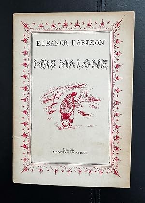 Seller image for Mrs Malone : The True First issue : Signed By The Author for sale by Ashton Rare Books  ABA : PBFA : ILAB