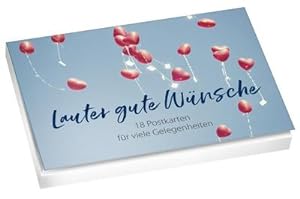 Bild des Verkufers fr Lauter gute Wnsche - Postkartenset : 18 Postkarten fr viele Gelegenheiten. zum Verkauf von AHA-BUCH GmbH