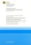 Imagen del vendedor de El tratamiento de las restricciones pblicas a la competencia : la exencin legal en la Ley 15/2007, de 3 de julio, de defensa de la competencia a la venta por AG Library