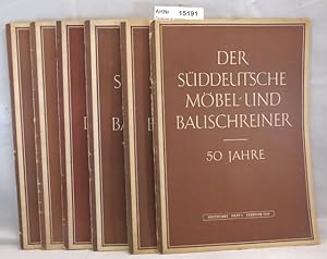 Der süddeutsche Möbel- und Bauschreiner, 6 Hefte