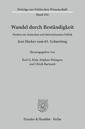 Seller image for Wandel durch Bestndigkeit. for sale by BuchWeltWeit Ludwig Meier e.K.