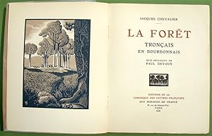 [DEVAUX (P.)]. La Forêt. Tronçais en Bourbonnais. Bois originaux de Paul Devaux.