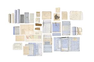 Immagine del venditore per A large archive of printed and manuscript material, including drafts of shows and lectures, including portions of Mont Blanc, Mont Blanc to China, poetry, dramatic pieces, a juvenile poem, letters to his sister Laura, a copy of his will. venduto da Bernard Quaritch Ltd ABA ILAB