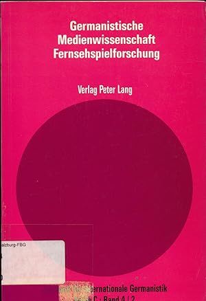 Seller image for Germanistische Medienwissenschaft - Teil 2 for sale by avelibro OHG