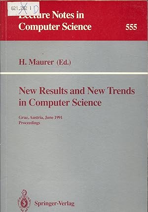 Bild des Verkufers fr New Results and New Trends in Computer Science zum Verkauf von avelibro OHG