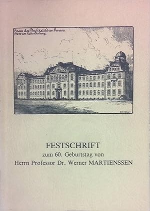 Seller image for Von schwebenden Schmelzen und Tiegeln, die sich selbst bilden: Ein Bericht aus dem Kristall-Labor -in: Festschrift zum 60. Geburtstag von Herrn Professor Dr. Werner Martienssen for sale by books4less (Versandantiquariat Petra Gros GmbH & Co. KG)