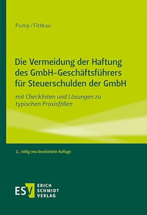 Seller image for Die Vermeidung der Haftung des GmbH-Geschaeftsfhrers fr Steuerschulden der GmbH for sale by moluna