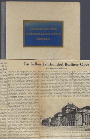 Jahrbuch der Städtischen Oper Berlin. Unter freundlicher Förderung der Intendanz herausgegeben vo...