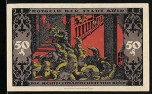 Imagen del vendedor de Notgeld Kln 1922, 50 Pfennig, Die Heinzelmnnchen von Kln a la venta por Bartko-Reher