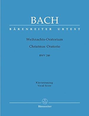 Bild des Verkufers fr BARENREITER BACH J.S. - ORATORIO BWV 248 - VOCAL SCORE Classical sheets Choral and vocal ensembles zum Verkauf von WeBuyBooks