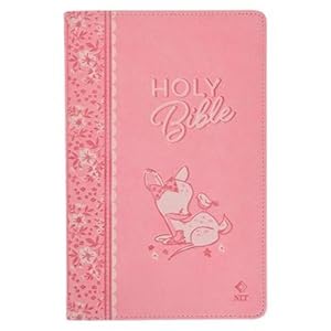 Seller image for NLT Keepsake Holy Bible for Baby Girls Baptism Easter, New Living Translation, Pink by Christian Art Publishers [Leather Bound ] for sale by booksXpress