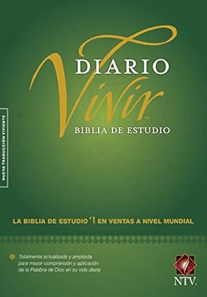 Immagine del venditore per Biblia de estudio del diario vivir NTV (Letra Roja, Tapa dura, Verde,  ndice) (Spanish Edition) [Hardcover ] venduto da booksXpress