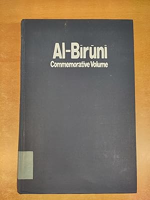 Al-Biruni - Commemorative Volume -