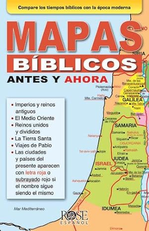 Imagen del vendedor de Mapas Bíblicos Antes y Ahora (Spanish Edition) [Pamphlet ] a la venta por booksXpress