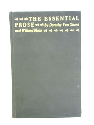 Seller image for The Essential Prose for sale by World of Rare Books