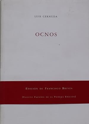 Image du vendeur pour Ocnos mis en vente par Librera Alonso Quijano