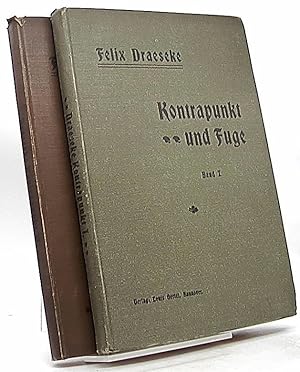 Bild des Verkufers fr Kontrapunkt und Fuge. Der gebundene Styl. Lehrbuch. 2 Bnde.Louis Oertel Musikbibliothek 21 & 22) Bd. I; Bd. II: [mit beiliegender Druckfehler-Berichtigung] zum Verkauf von Antiquariat Unterberger