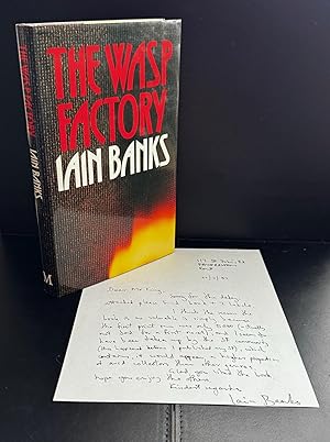 The Wasp Factory : Signed By The Author : With An Early Signed H/W Letter From The Author Referri...