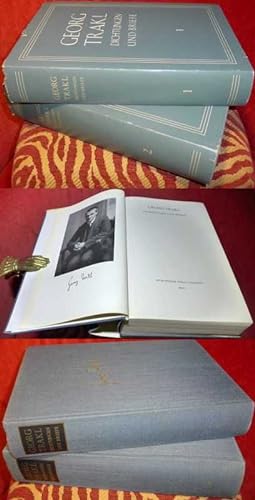 Bild des Verkufers fr Georg Trakl. Dichtungen und Briefe, historisch-kritische Ausgabe, 2 Bnde zum Verkauf von Antiquariat Clement