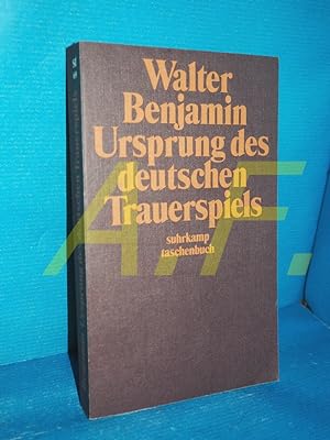 Image du vendeur pour Ursprung des deutschen Trauerspiels (suhrkamp-taschenbcher 69) mis en vente par Antiquarische Fundgrube e.U.