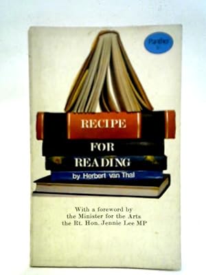 Bild des Verkufers fr Recipe for Reading: A Short Personal Guide zum Verkauf von World of Rare Books