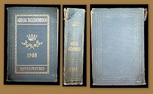 Bild des Verkufers fr GOTHA- URADEL- Gothaisches genealogisches Taschenbuch der Adeligen Huser 1. Jahrgang 1900 zum Verkauf von ANTIQUARIAT.WIEN Fine Books & Prints