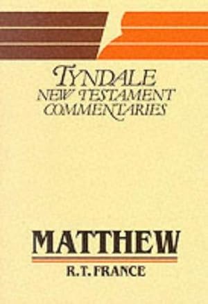 Seller image for Gospel According to Matthew: Introduction and Commentary: 1 (Tyndale New Testament Commentaries) for sale by WeBuyBooks