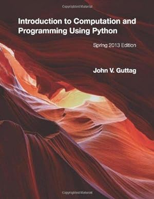 Image du vendeur pour Introduction to Computation and Programming Using Python mis en vente par WeBuyBooks