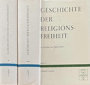 Bild des Verkufers fr Geschichte der Religionsfreiheit im Zeitalter der Reformation, Band 1 & 2 (2-volume set) zum Verkauf von Antiquariaat Schot