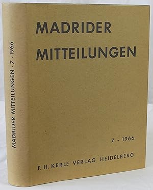 Bild des Verkufers fr Madrider Mitteilungen Band 7 - 1966. zum Verkauf von Antiquariat Schmidt & Gnther