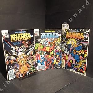 Immagine del venditore per Le dfi de Thanos. 1re partie : Infinity Gauntlet vol. 1 et 2 - 2me partie : Infinity Gauntlet vol. 3 et 4 - 3me partie : Infinity Gauntlet vol. 5 et 6. (3 volumes) venduto da Librairie-Bouquinerie Le Pre Pnard