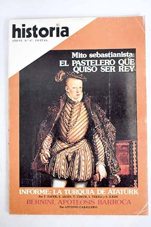 Bild des Verkufers fr Historia 16, Ao 1981, n 67 El pastelero que quiso ser rey:: La OTAN; La eclavitud hoy; La batalla cultural de la guerra civil; Las primeras elecciones directas en Espaa; La conspiracin de Madrigal; Invasin de moros en la Espaa antigua; La dinasta merina en Madagascar; Crisis de un imperio; Mustaf Kemal, el padre de los turcos; La revolucuin turca; Cambios econmicos y sociales zum Verkauf von Alcan Libros