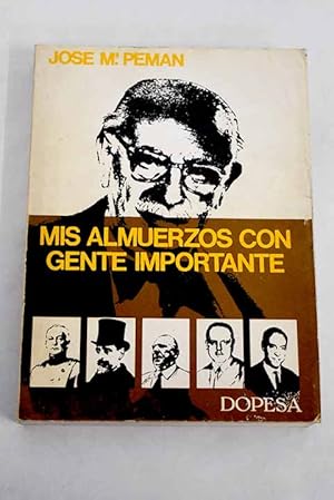 Seller image for Mis almuerzos con gente importante for sale by Alcan Libros